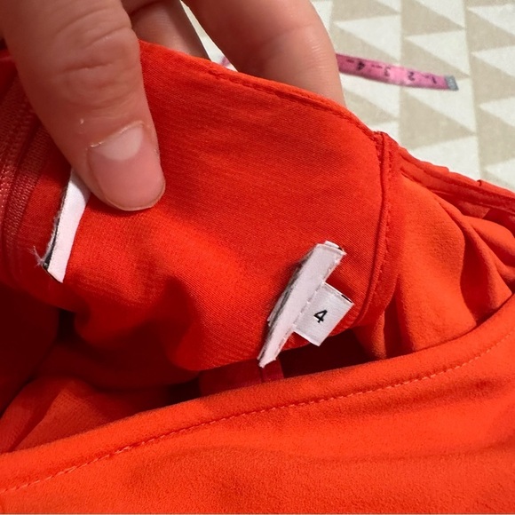 Tanya Taylor Orange vneck flutter sleeve maxi dress - Picture 5 of 5